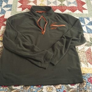 Orvis quarter zip waffle pattern pull over